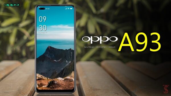 Oppo A93 8GB RAM + 256GB Storage, 48MP Quad Camera, 18W Fast Charging